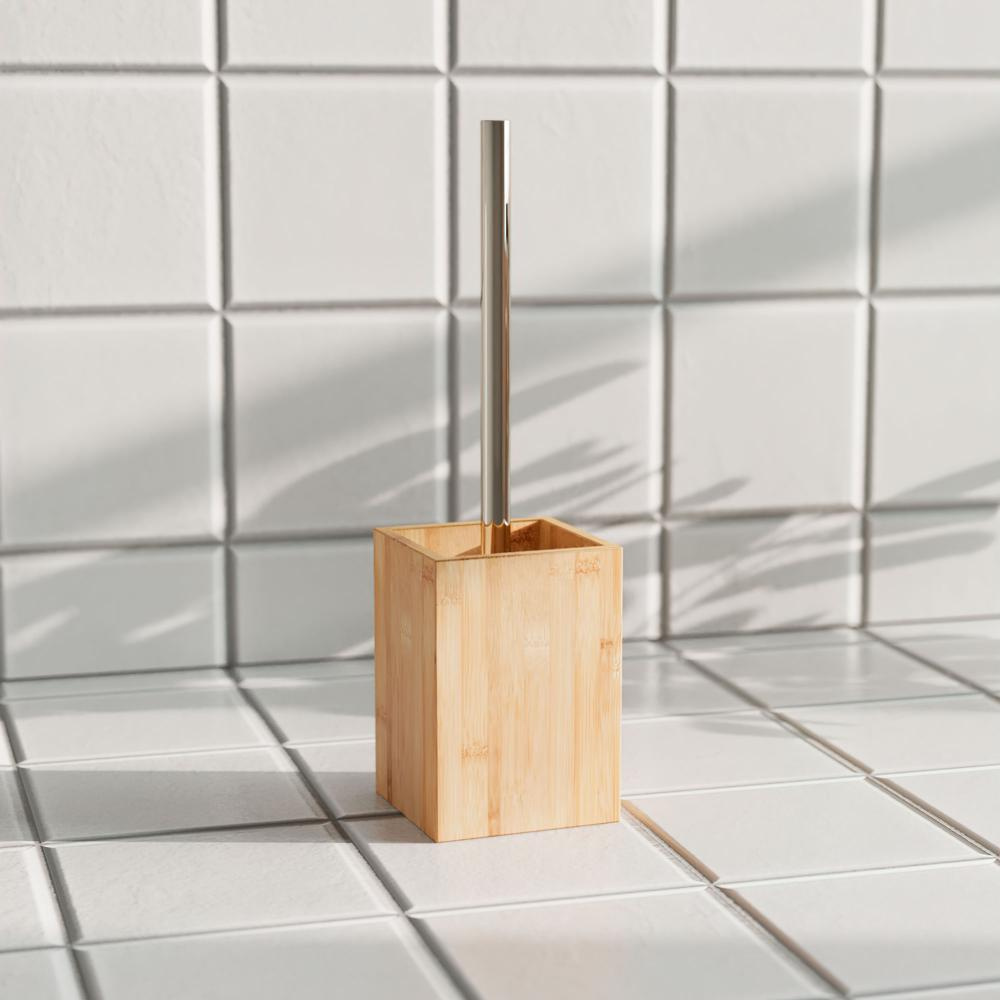 Ерш сантехнический для ванной комнаты "Wood" (бамбук) #1