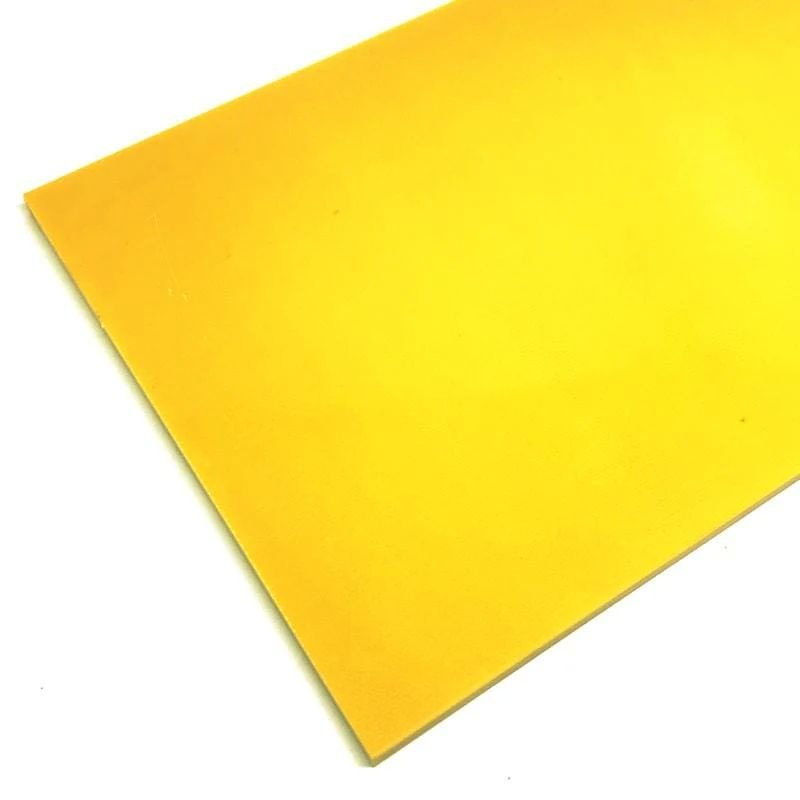 Стеклотекстолит (G10) жёлтый, пластина 1x95x145 мм. #1
