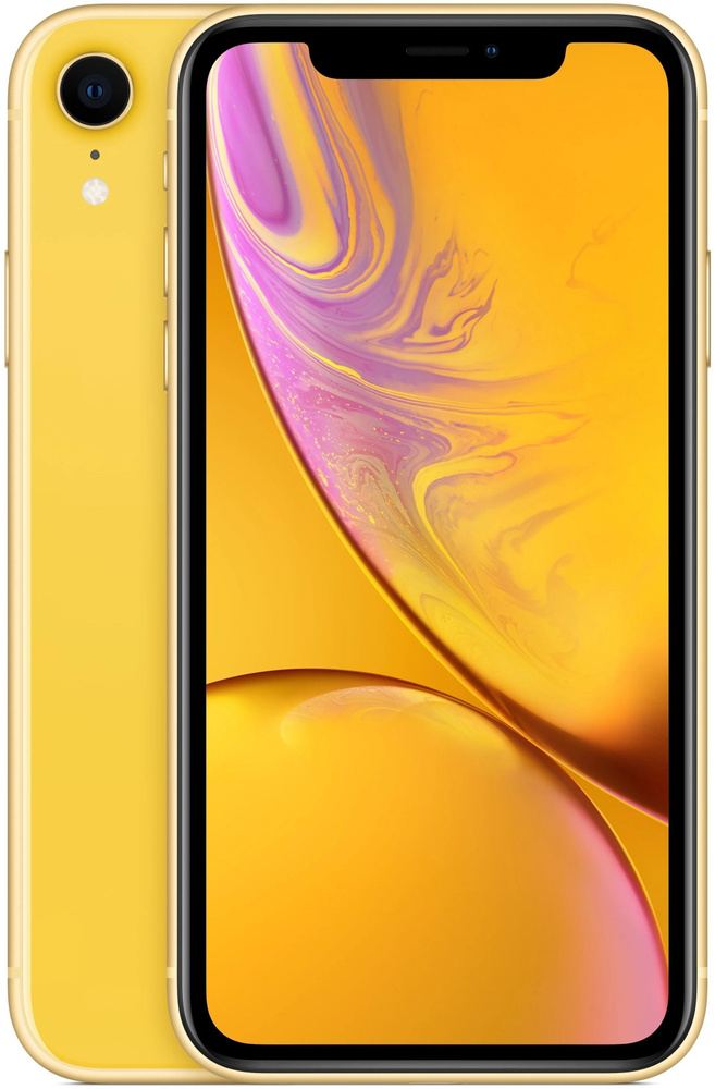 Apple Смартфон iPhone XR 3/128 ГБ, желтый, Восстановленный #1