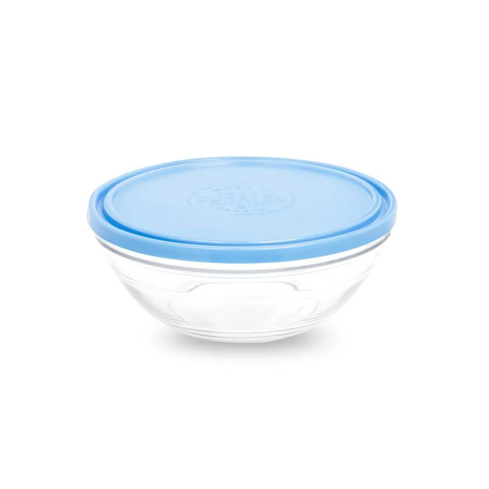 Салатник Duralex FRESHBOX Набор 3 салатникаДиаметр 12см с крышкой жаропрочное стекло Хранение Посуда #1