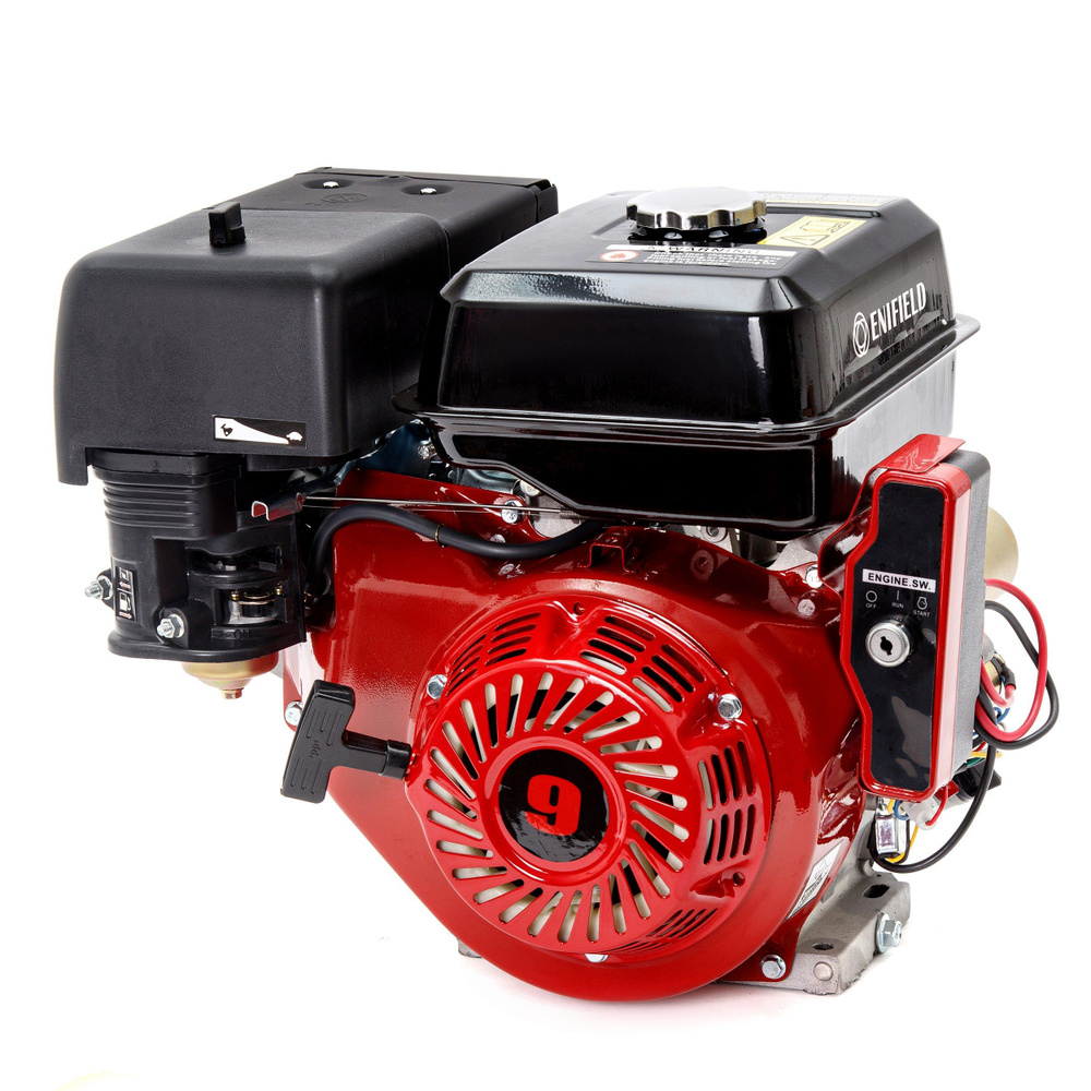 Двигатель бензиновый ENIFIELD EN DBG 9025 Е(9,0 л.с. вал 25 мм с электростартером) для мотоблоков и культиваторов #1