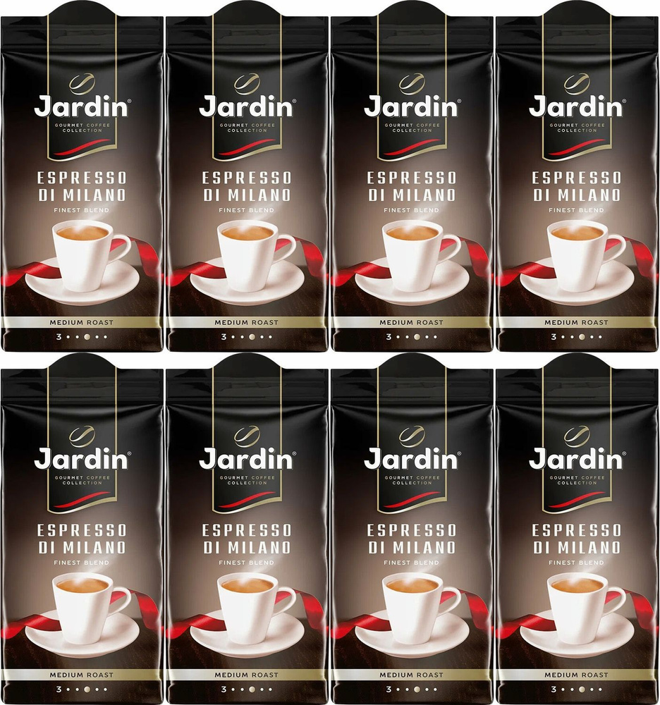 Кофе Jardin Espresso Di Milano молотый, комплект: 8 упаковок по 250 г #1