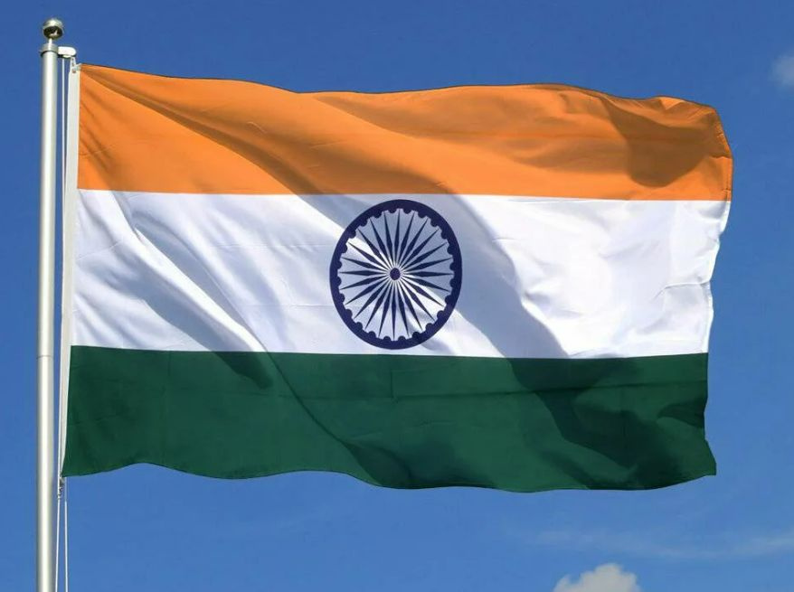 Флаг Индии 40х60 см с люверсами #1