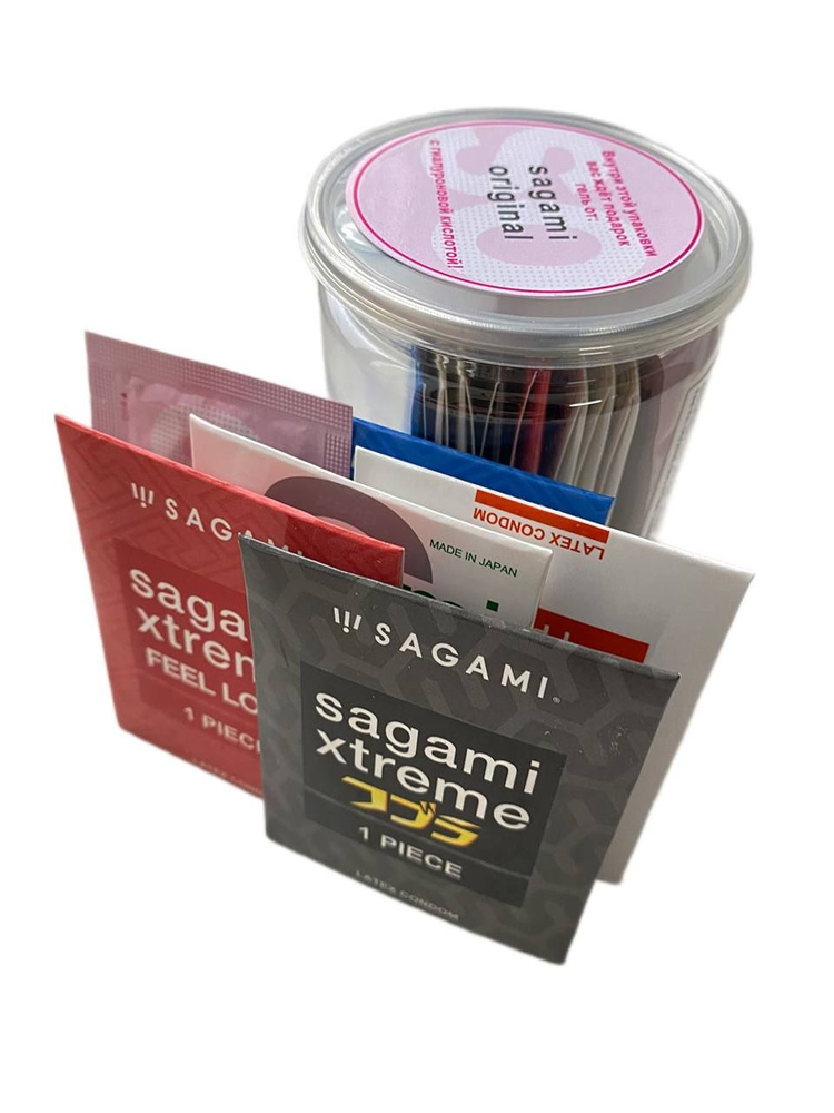 Sagami Xtreme 8 шт. Набор латексных презервативов #1