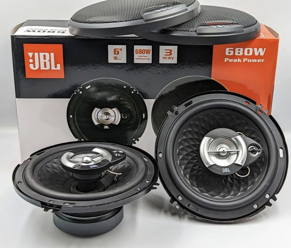 Автомобильные динамики JBL GTO-0639 16 см 680 вт - купить по выгодной цене  в интернет-магазине OZON (1321576686)