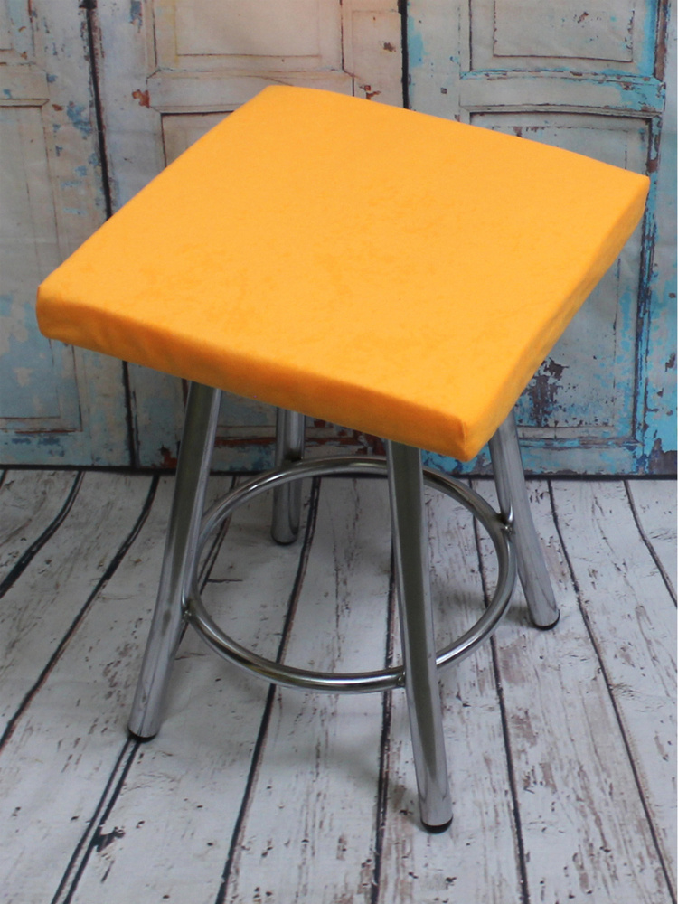 Подушка для сиденья МАТЕХ VELOURS CUADRO LINE 33х33 см. Цвет абрикосовый, арт. 43-096  #1