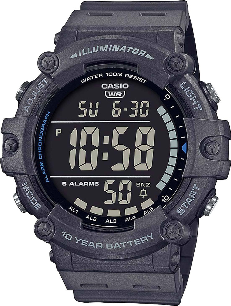 Электронные часы Casio Illuminator AE-1500WH-8B #1