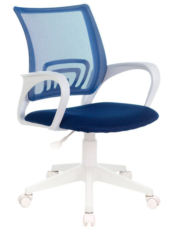 Бюрократ Офисное кресло, белый;синий #1