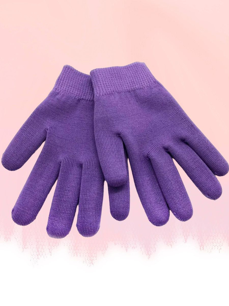 Многоразовые увлажняющие гелевые спа-перчатки, косметические перчатки  #1