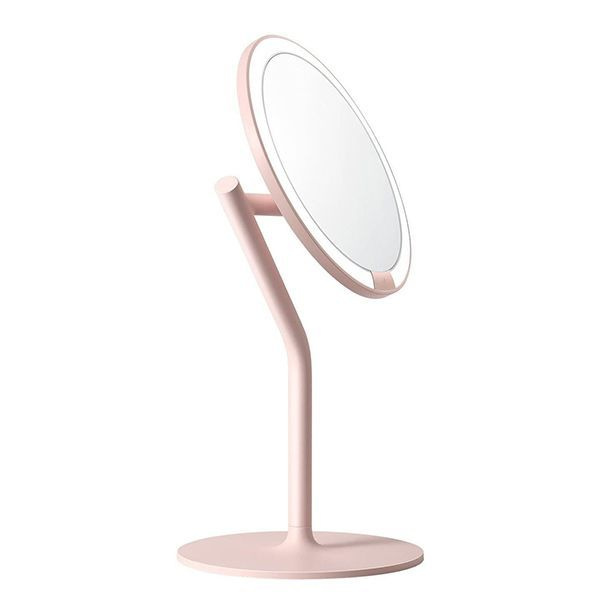 Зеркало косметическое Xiaomi AMIRO Mini 2 Desk Makeup Mirror Pink AML117 (розовое)  #1