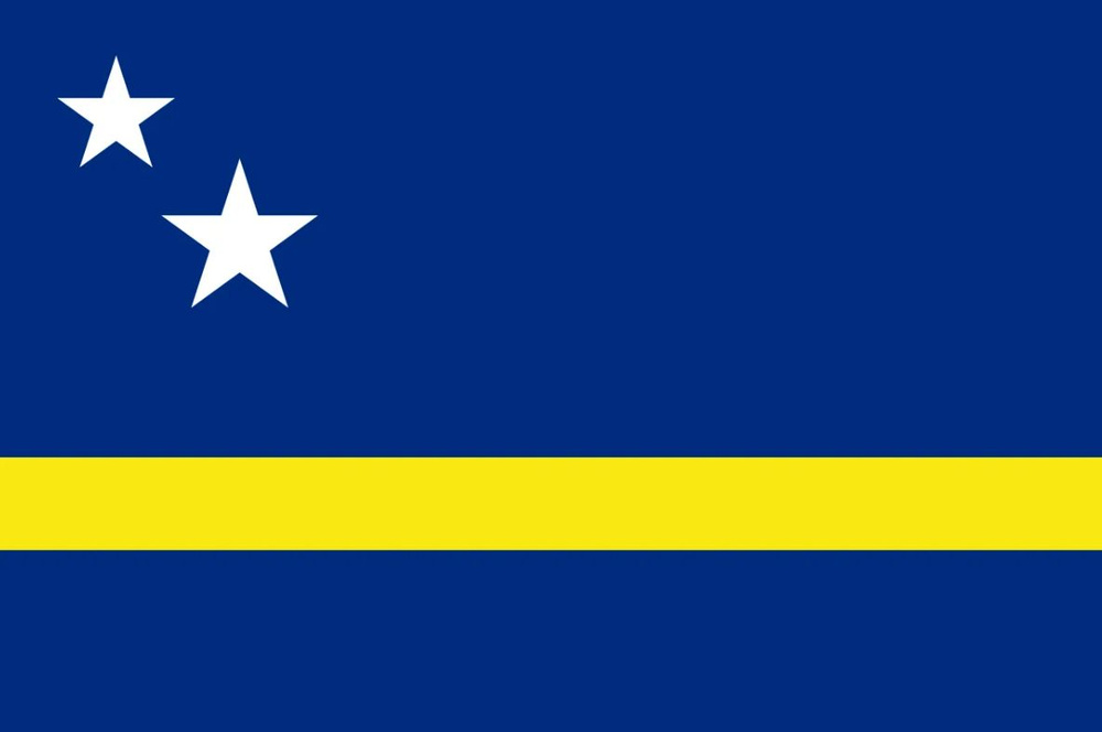 Флаг Кюрасао 40х60 см с люверсами #1