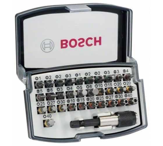 Набор бит с держателем, 32 шт. Bosch 2607017319 #1