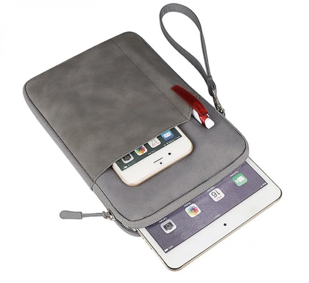 Чехол-папка-футляр-конверт MyPads Porre для планшета Iconia Tab B1-A71 из эко-кожи с кармашком для смартфона #1