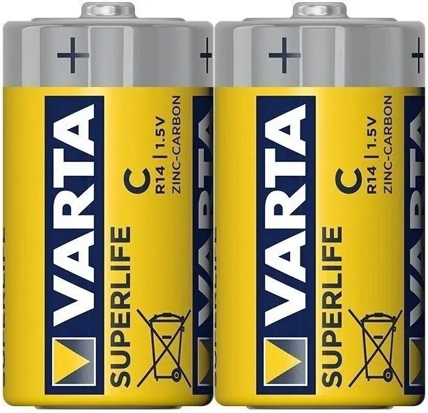 Батарейки C / R14 Varta солевая, 2 шт #1