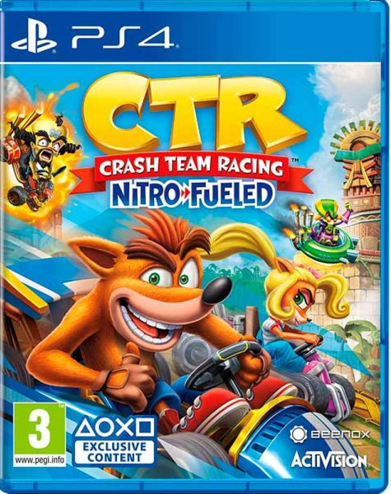 Игра Crash Team Racing Nitro-Fueled (PlayStation 4, Английская версия)  купить по низкой цене с доставкой в интернет-магазине OZON (696373659)