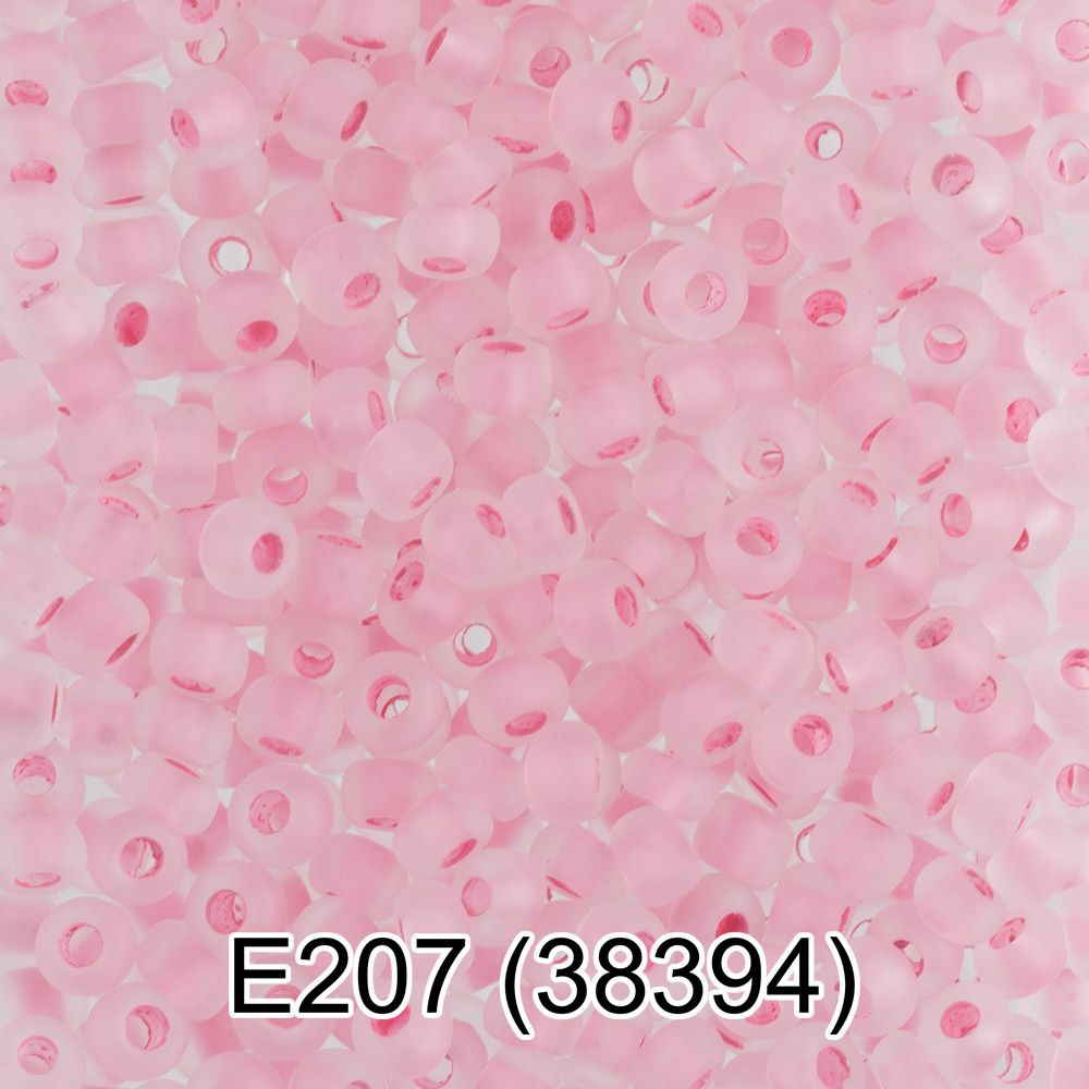 Бисер Чехия "GAMMA" 10/0 2.3 мм 50 г 1-й сорт E207 св.розовый мат. ( 38394 ), 1 шт. в заказе  #1
