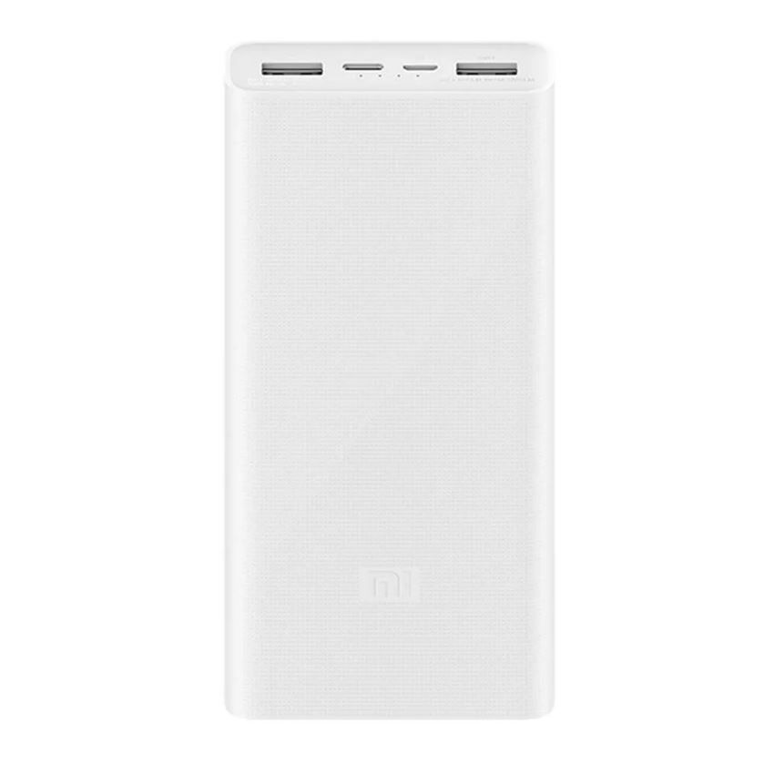 Xiaomi внешний аккумулятор (повербанк) Mi Power Bank 3 20000 mAh (PLM18ZM), белый  #1