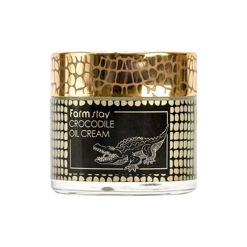 Увлажняющий антивозрастной крем с жиром крокодила FarmStay Crocodile Oil Cream, 70ml  #1