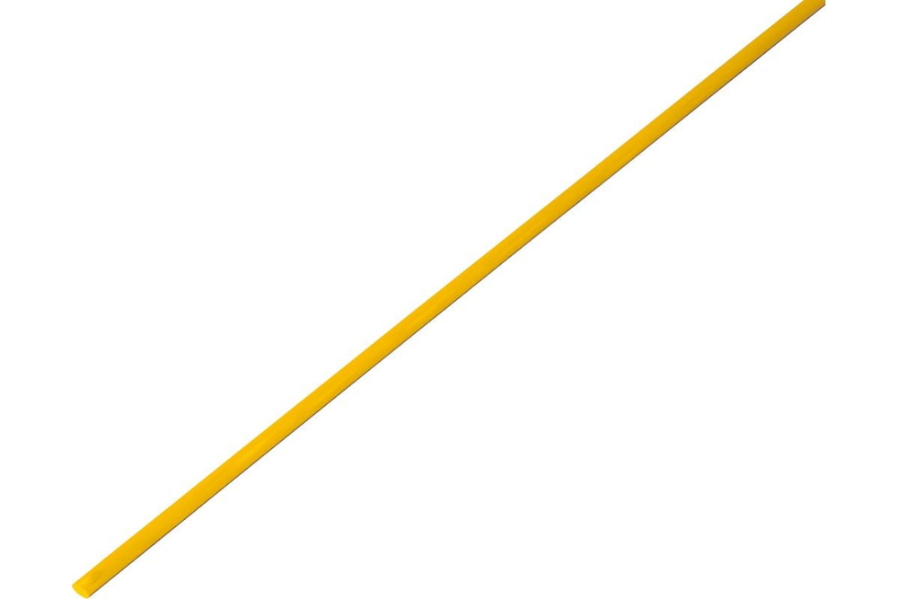 Трубка термоусаживаемая 1/0,5 мм желтая REXANT (комплект 8 шт)  #1