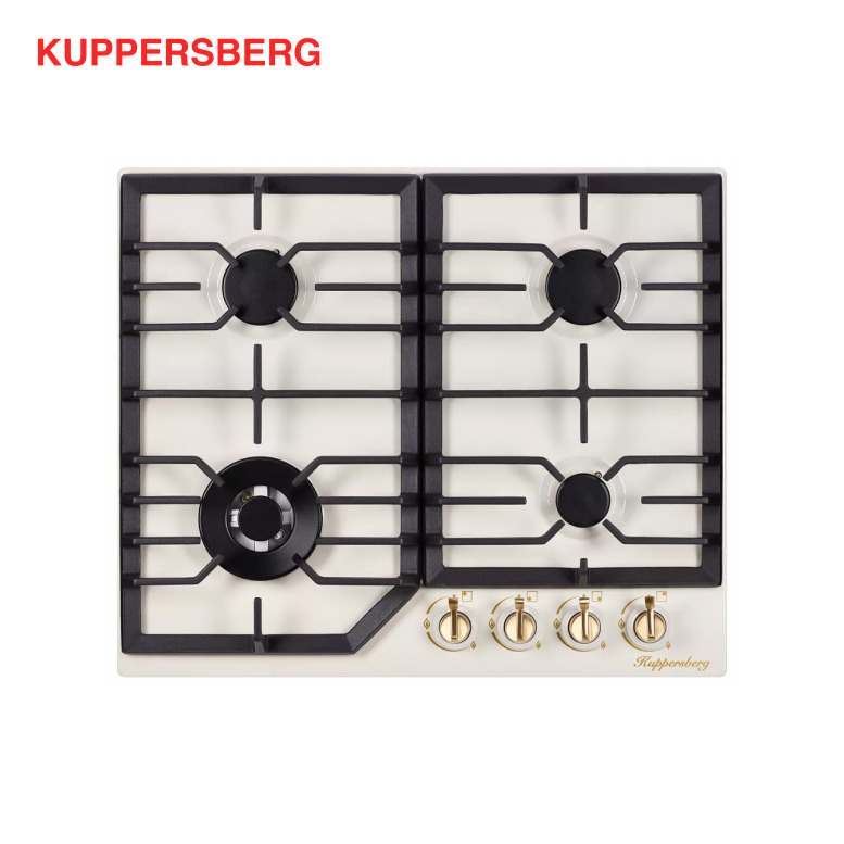 Варочная панель газовая Kuppersberg FS 603 C Bronze в бежевом цвете