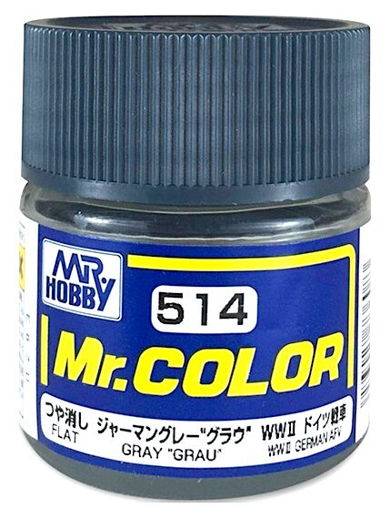 Mr.Color Краска эмалевая цвет Немецкий серый (WWII German AFV) матовый, 10мл  #1