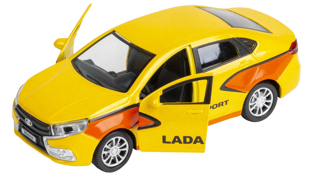Машинка "LADA VESTA" спорт масштабная модель 1:36 #1