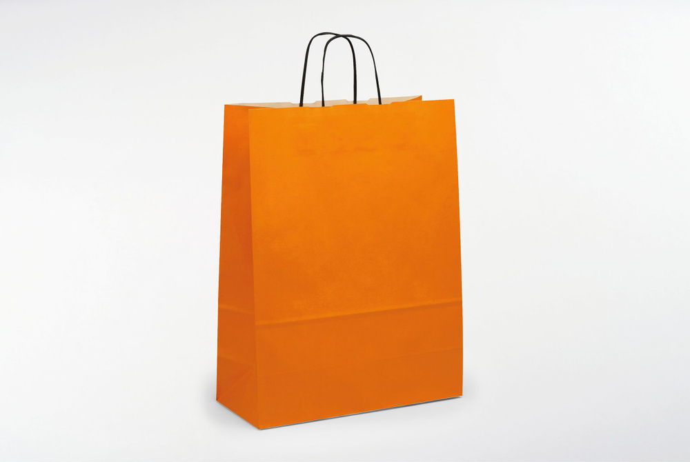 Пакет Toptwist оранжевый, крафт, круч.,320х420х140 арт.74 #1