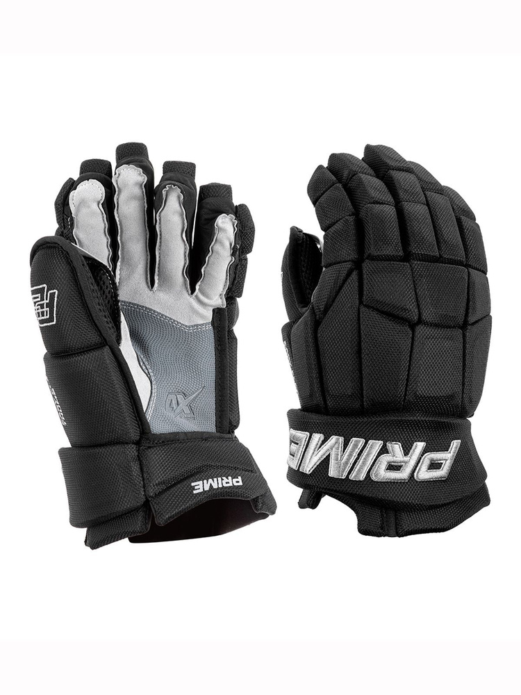 Перчатки хоккейные PRIME Flash 3.0 черный/серый #1