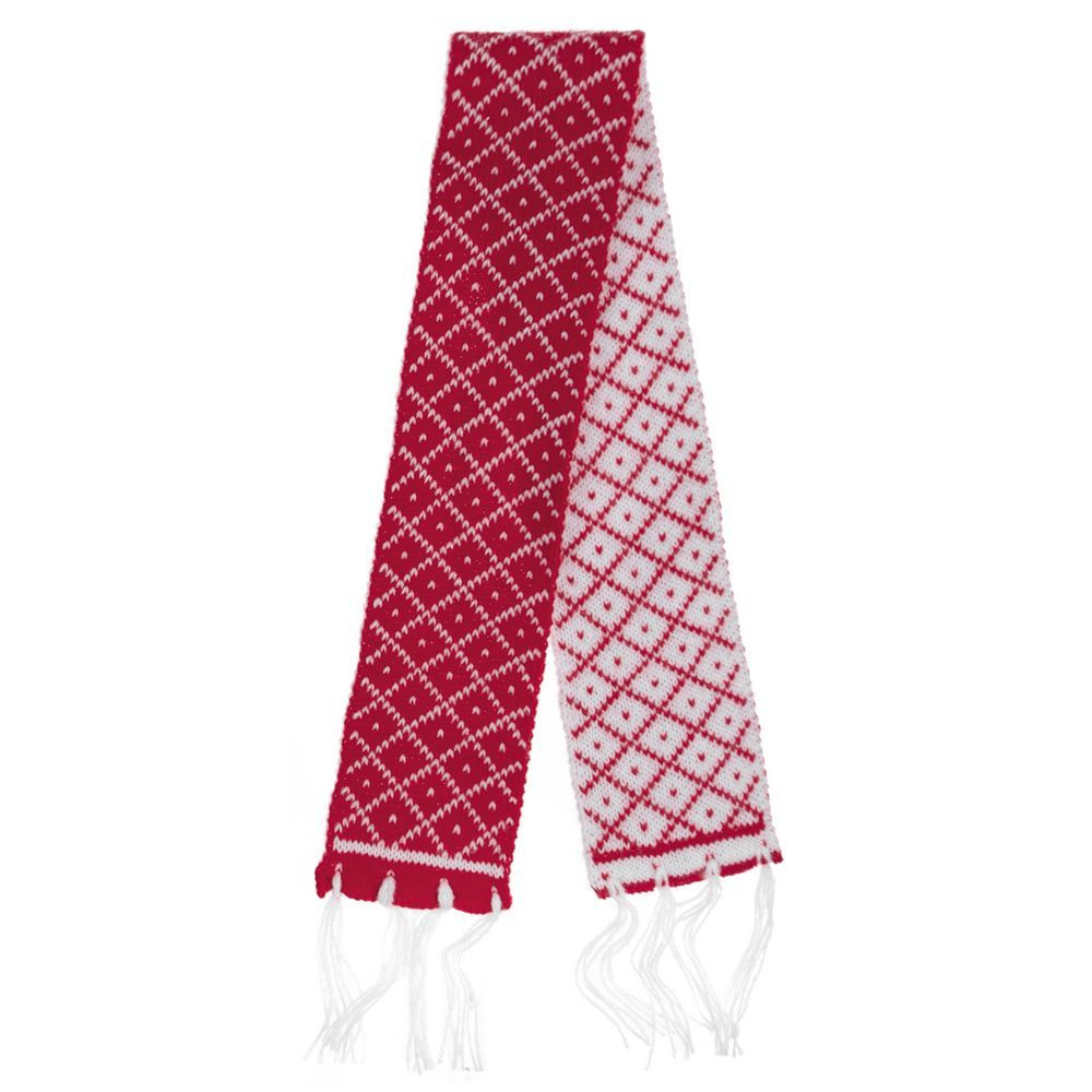 Вязаный шарфик Dress Cup, красный #1