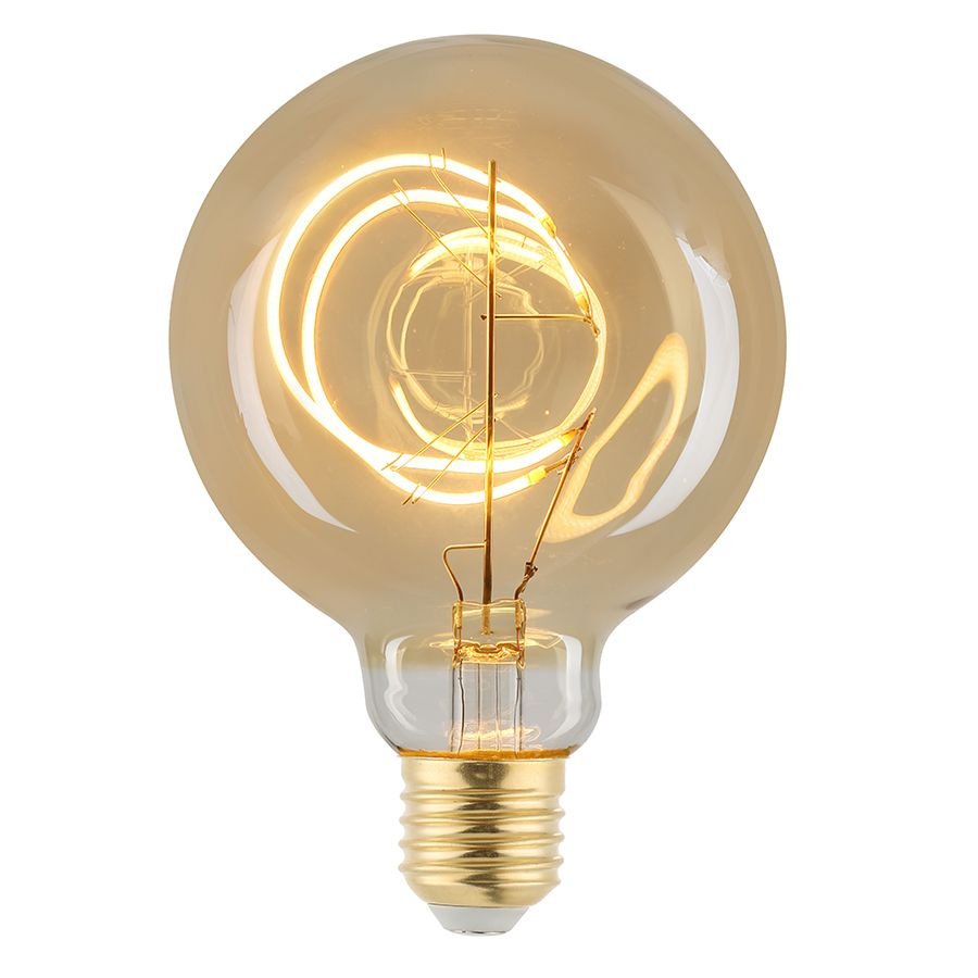 General, Лампа светодиодная филаментная "Золотая луна" Комплект из 10 шт. 8 Вт Цоколь Е27 4500К, G95SW #1