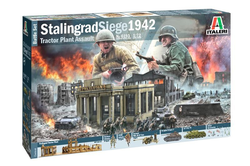 Stalingrad Siege 1942 - Battle Set Набор для создания диорамы Italeri 6193 1/72  #1