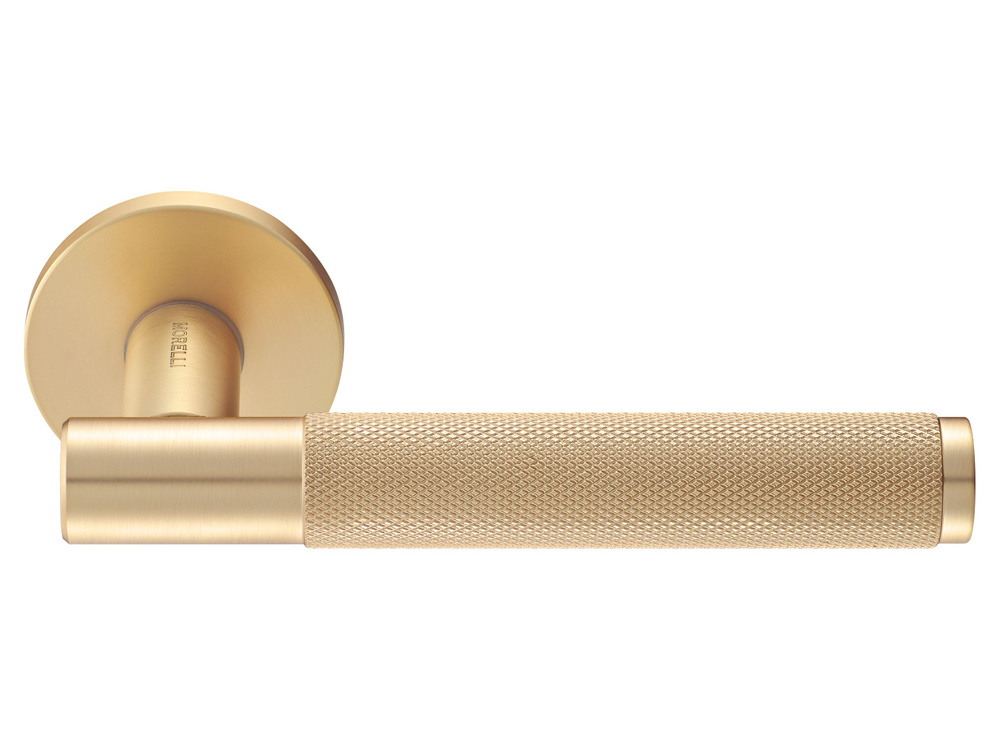 Ручка дверная межкомнатная, MH-57-R6T MSG, MORELLI ( Морелли), цвет - матовое сатинированное золото  #1