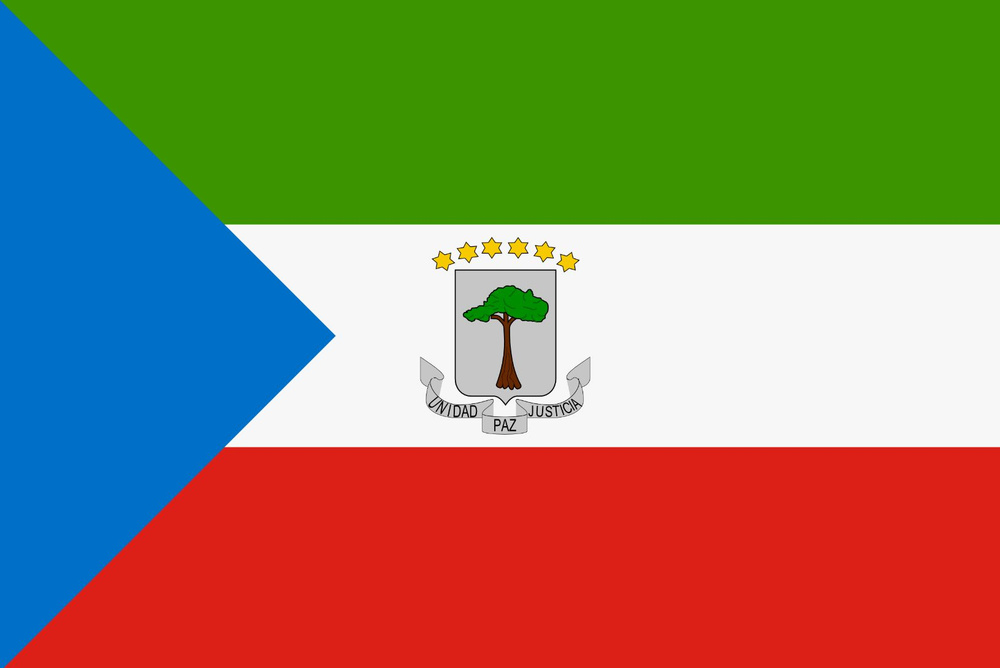 Флаг Экваториальной Гвинеи 90х135 см с люверсами #1