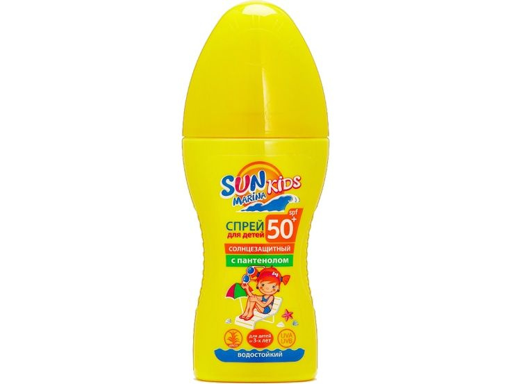 Спрей солнцезащитный для тела SPF 50+ SUN MARINA KIDS sunscreen spray #1