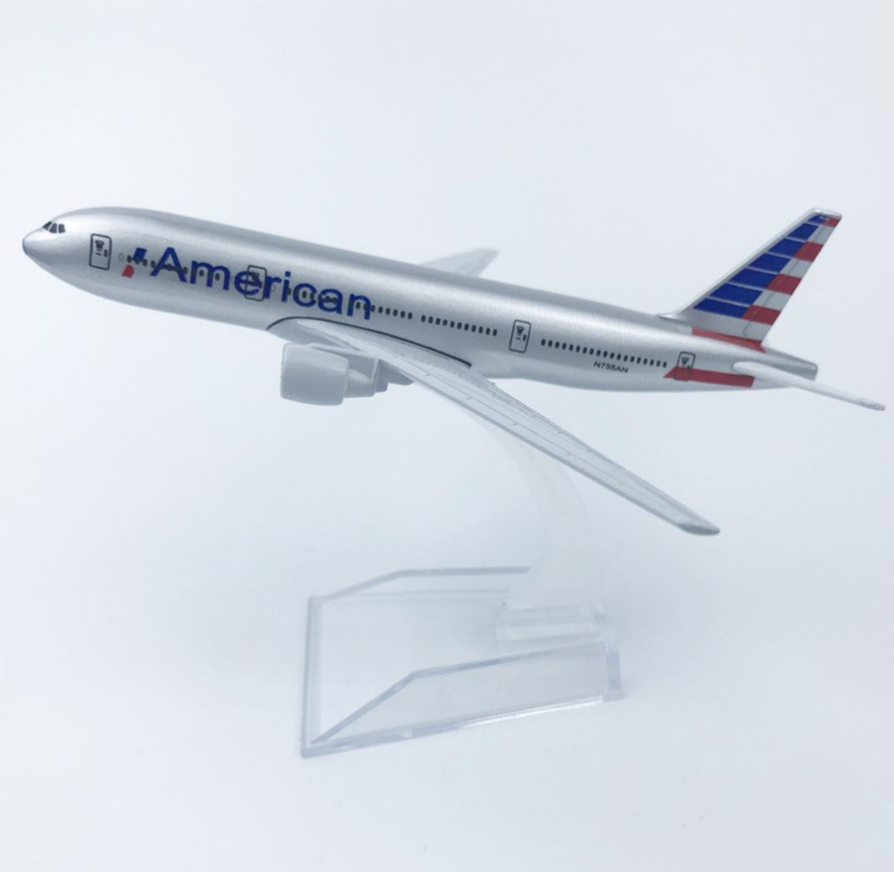 Модель самолета American Airlines Boeing 777 / Американские авиалинии - 16см  #1
