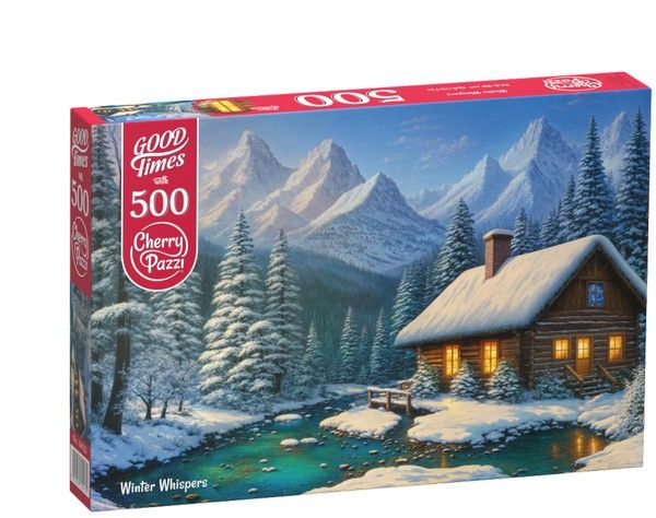 Puzzle-500 "Зимний шепот" Cherry Pazzl, в/к 31*21*4 см #1