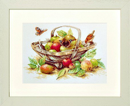 Набор для вышивания Lanarte (Голландия) Медовые яблоки (лен) PN-0007960 (34261)  #1