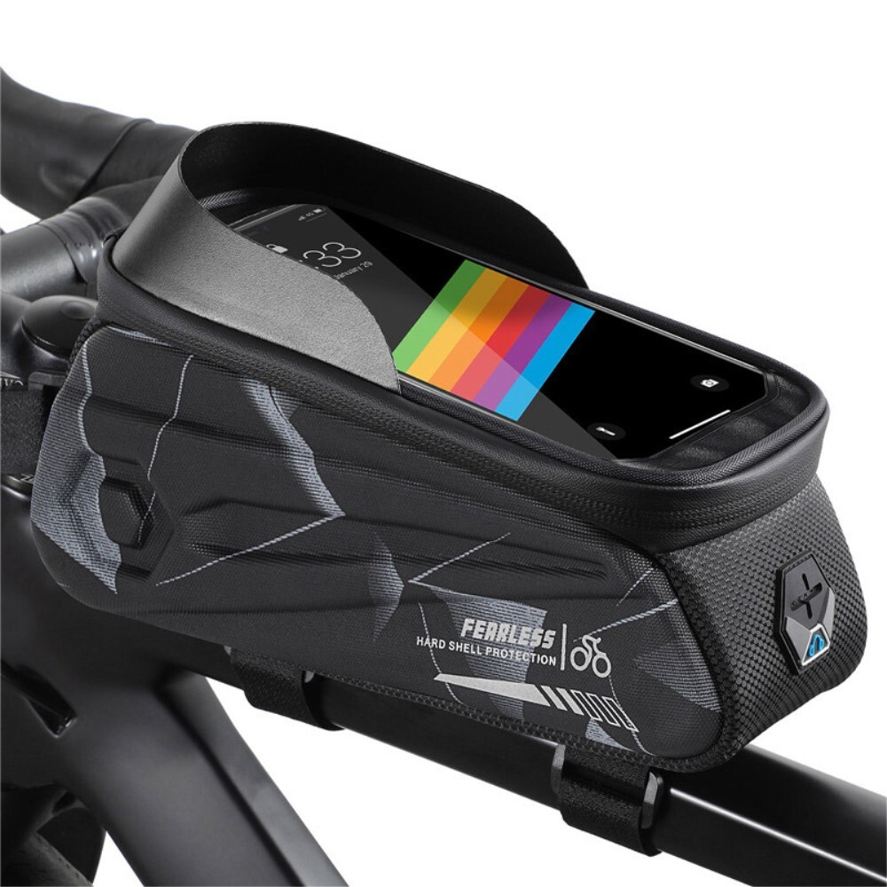 Велосипедная водонепроницаемая сумка для телефона West Biking с креплением на раму, с доступом к сенсорному #1
