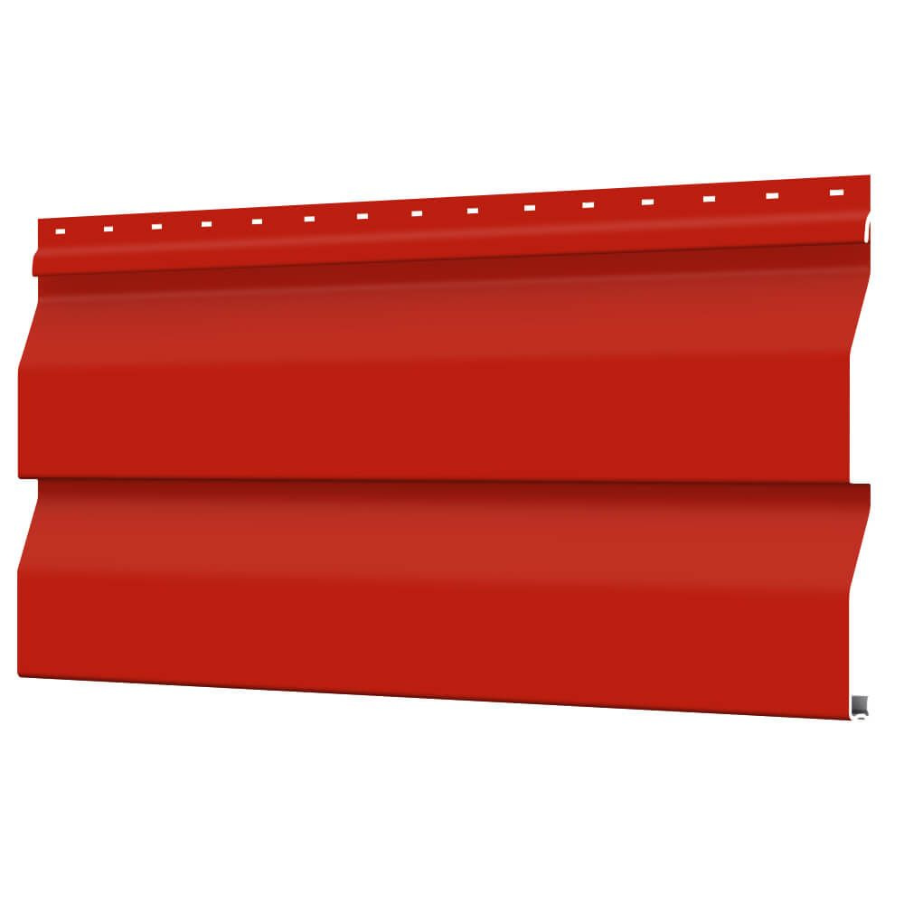 Сайдинг металлический Корабельная Доска RAL 3020 Красный (уличный металлосайдинг КОРАБЕЛЬНЫЙ БРУС для #1