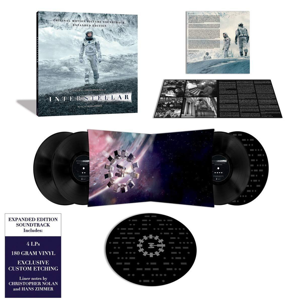 Виниловые пластинки. Hans Zimmer. Interstellar. Original Motion Picture Soundtrack (4 LP)  #1