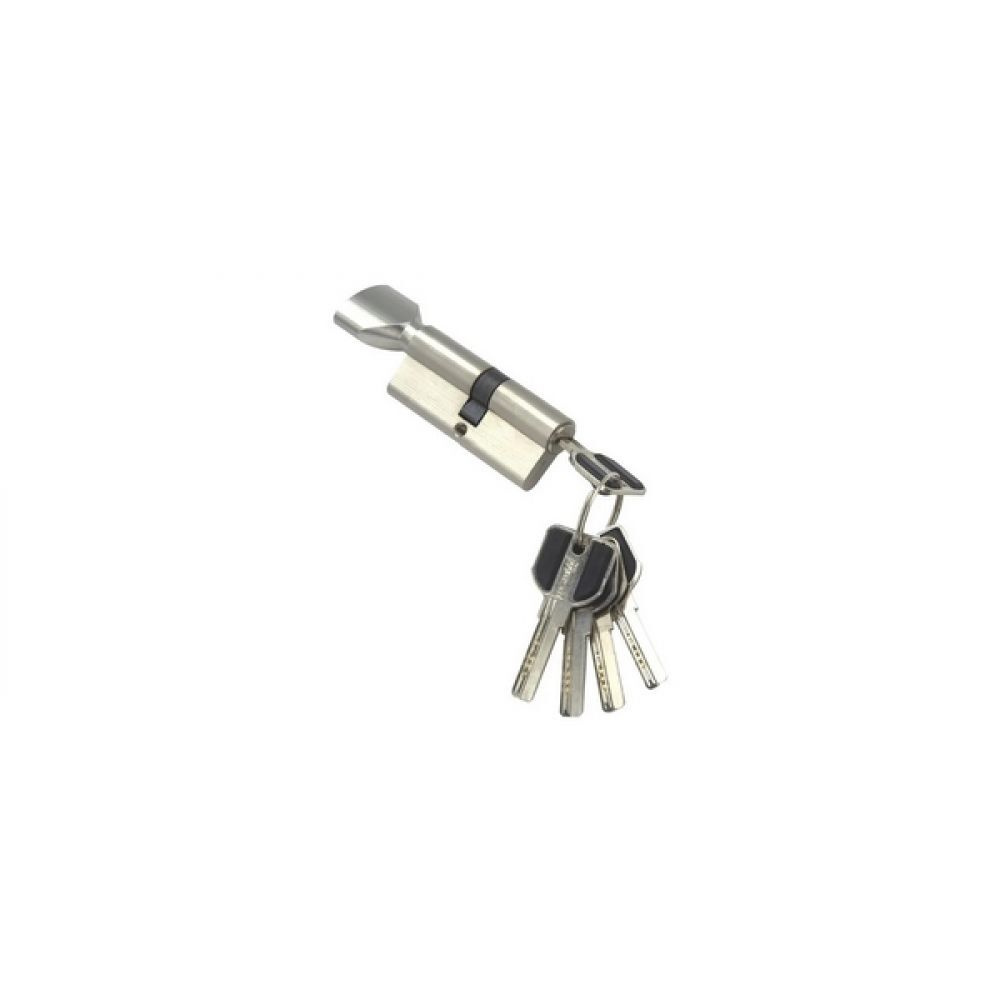Цилиндровый механизм MSM перфо ключ-вертушка CW60 (30x30) SN (матовый никель)  #1