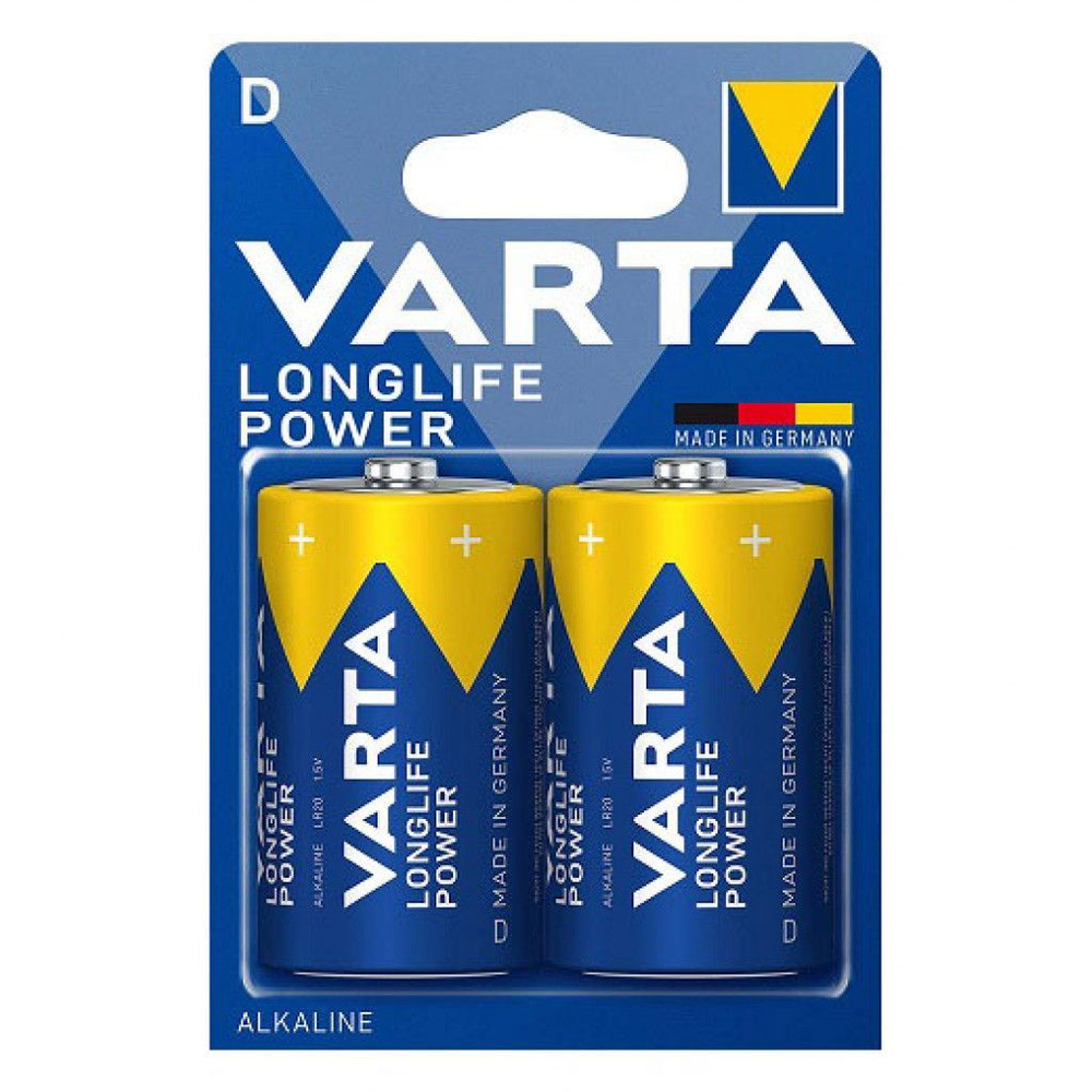 Varta Батарейка D, Щелочной тип, 1,5 В, 2 шт #1