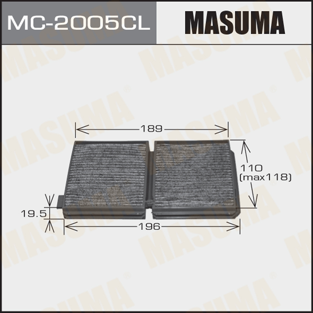 Masuma Фильтр салонный арт. MC2005CL #1