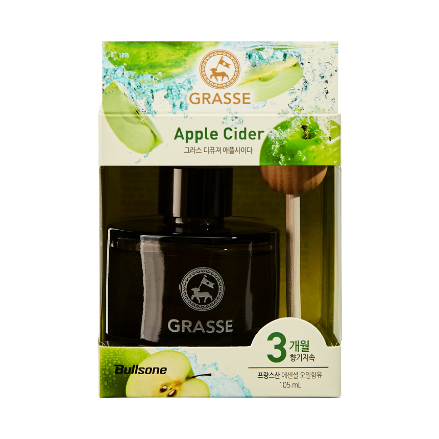 Диффузор-ароматизатор с сосновой палочкой GRASSE Apple Cider (Яблочный сидр) 105мл  #1