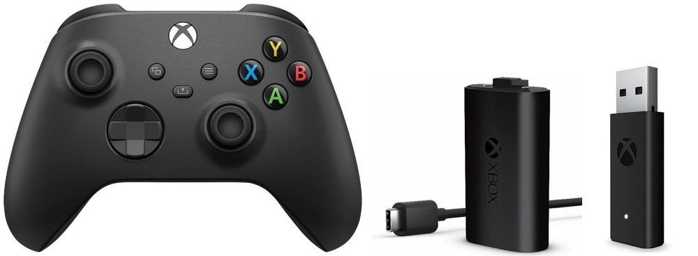 Геймпад MyPads Microsoft беспроводной Series S / X / Xbox One S / X Wireless Controller Carbon Black #1