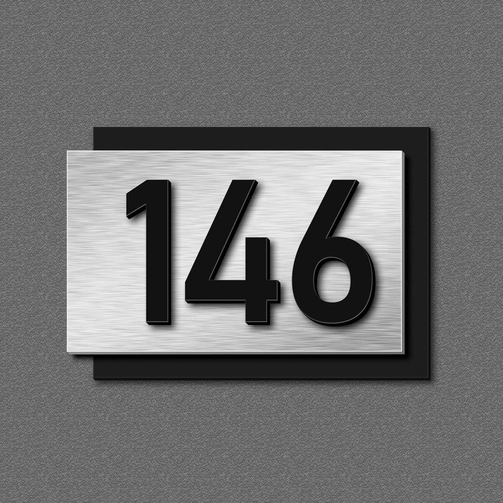 Цифры на дверь, табличка с номером 146 #1