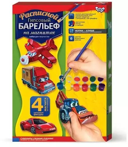 Набор для творчества Danko Toys Расписной гипсовый барельеф РГБ-02-02  #1