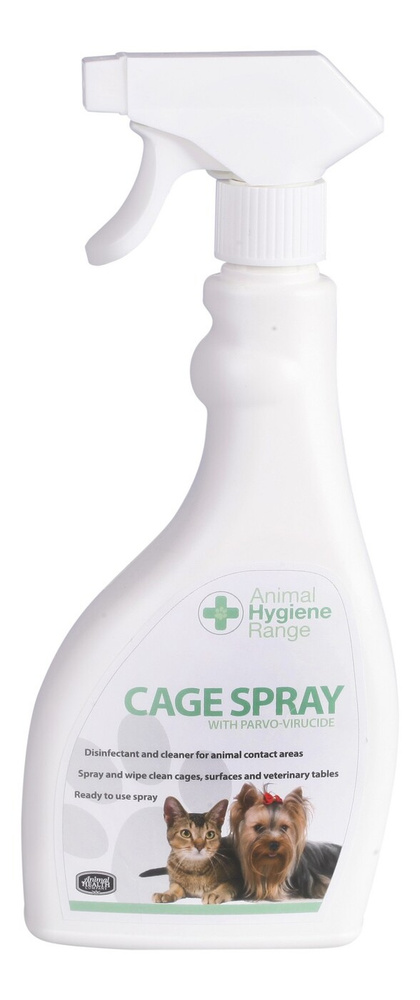 Дезинфицирующий спрей для уборки за животными - Cage Spray - для обработки клеток, столов для груминга, #1