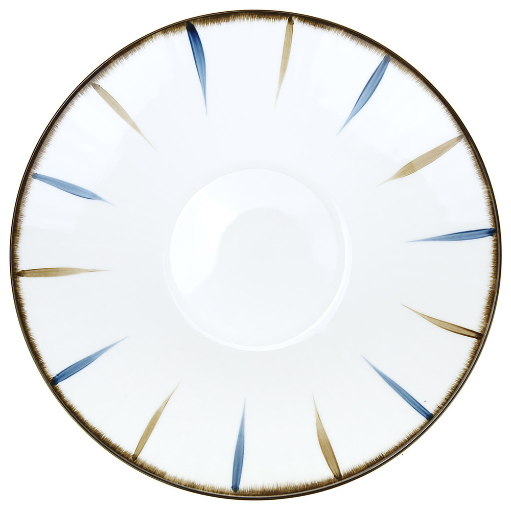 Набор тарелок "Вега" 3 шт. Тарелка глубокая суповая 200мм h38мм, 400мл, фарфор  #1