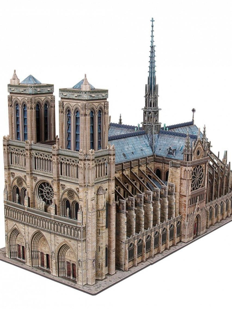 Умная Бумага. Нотр-Дам де Пари (Notre Dame de Paris).  3D Пазлы. #1